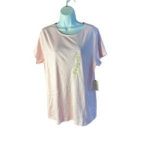 Women’s Pink Graphic Tee • Soft Cotton • Casual Everyday Top